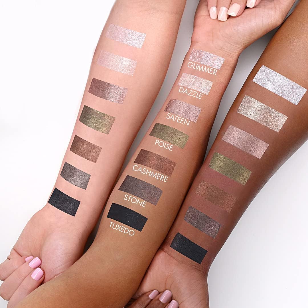 Girlactik Metallic Shadow Stick Garnette smudge proof formula demonstration