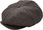 jerague Wool Newsboy Cap for Men Women - Classic Vintage Gatsby Lvy Cabbie Hat Flat Beret Cap Adjustable Size - Image 9