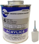 Weld-On 4 Acrylic Adhesive - Pint and Weld-On Applicator Bottle with Needle - Image 1