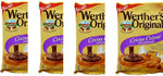 Close up of Werther's Original hard caramel candy wrapper