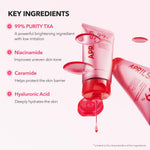 Texture of Aprilskin TXA Niacinamide 99 peeling mask cream.