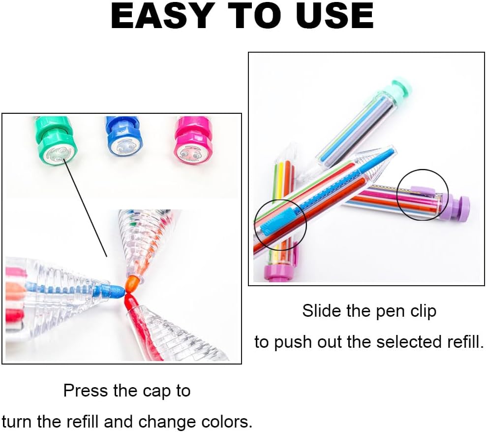 SEIWEI 8-in-1 crayon pen barrel and grip view