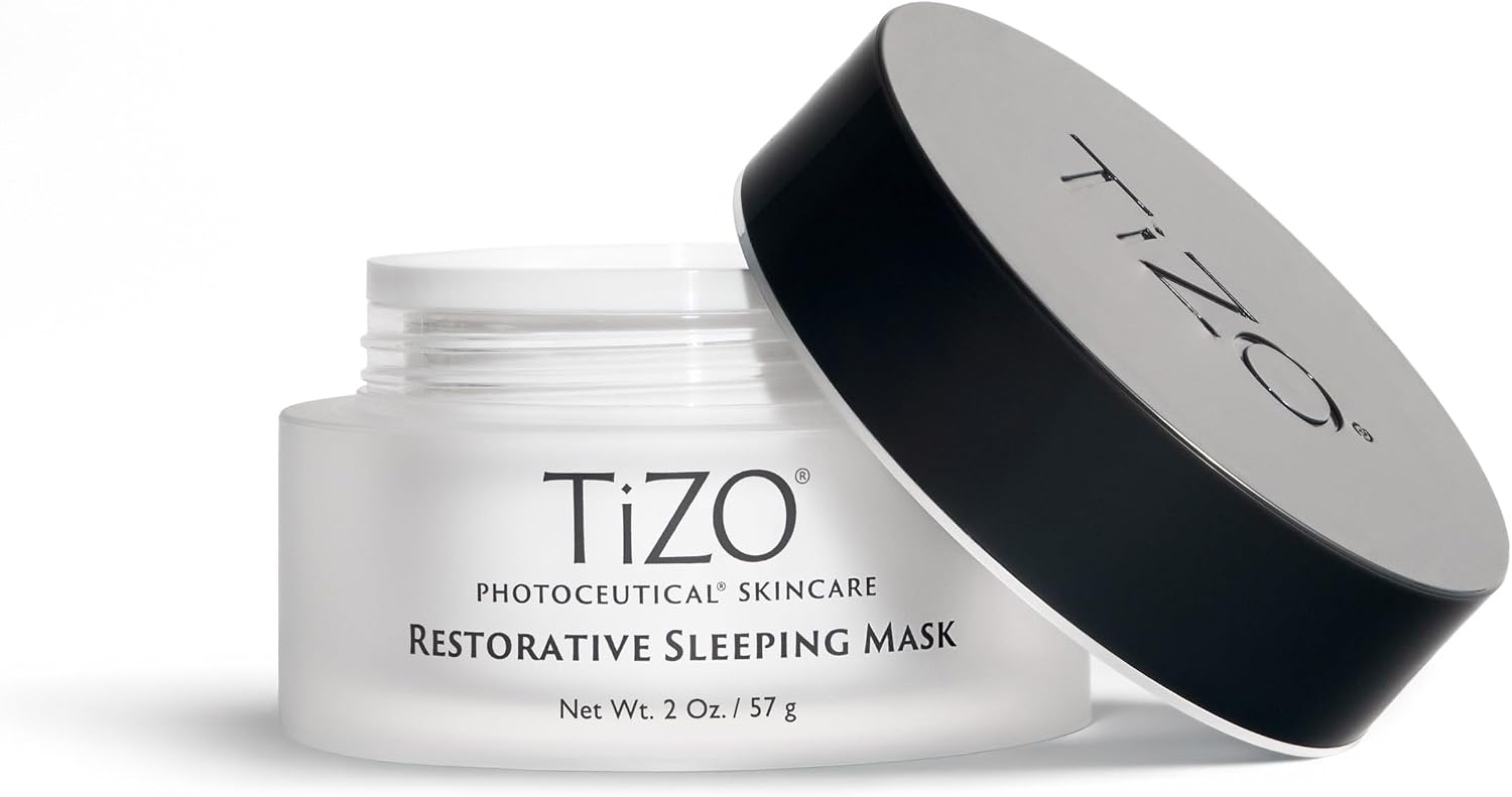 TIZO Restorative Sleeping Mask 2 Ounce container front view authentic USA import