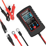 Zipelo Car Battery Charger front view with digital display for automotive maintenance.