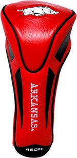 Team Golf NCAA head cover placed on a golf driver