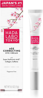 Hada Labo Tokyo Age Correcting Eye Cream front view tube packaging