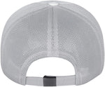 Ylucky grey mesh sun hat worn outdoors in sunlight