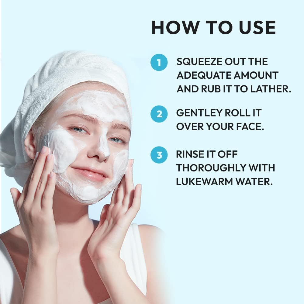 ETUDE deep pore clarifying face wash texture showing creamy bubbles