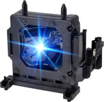 Araca Stanlamp LMP-H202 replacement projector lamp module front view showing high pressure bulb