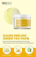 Neogen Lemon Bio-Peel Gauze Peeling pad texture close up