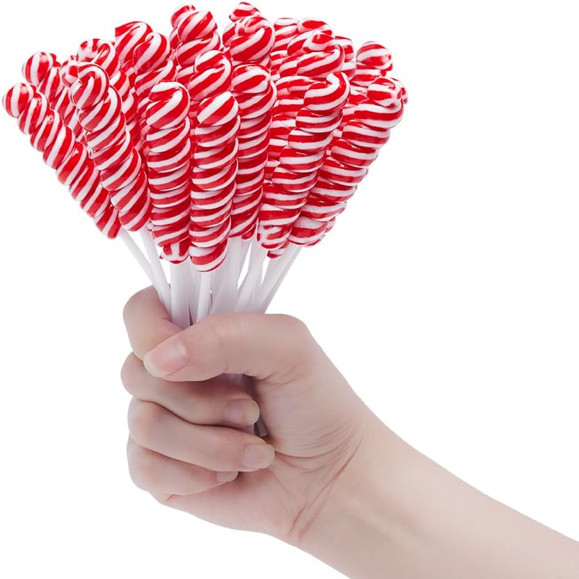 Twisty Lollipop, Rainbow Twist Lollipops Individually Wrapped Bulk, Kid's Lollipops Candy for Birthday, 12g Mixed Fruit Flavor 30 Pack - Image 10