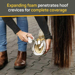 Absorbine Silver Honey equine thrush foam with precision straw applicator attachment