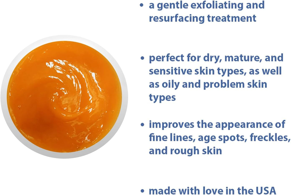 Raya facial treatment product container side view