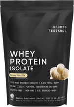 Sports Research Whey Protein Isolate - Sports Nutrition Protein Powder 25g per Serving - 2.27lb Bag Whey Protein - Dutch Chocolate Bulk Protein Powder, 25 Servings - Image 12