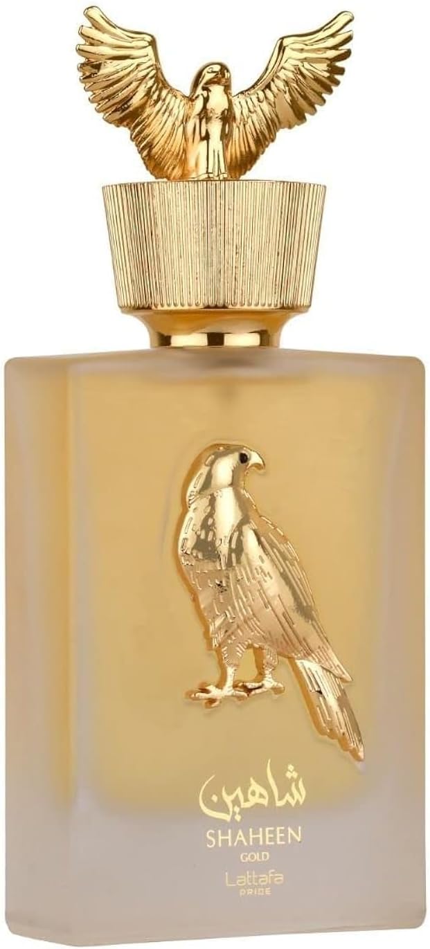 Lattafa Pride Shaheen Gold for Unisex Eau de Parfum Spray, 3.4 Ounce / 100 Ml - Image 1