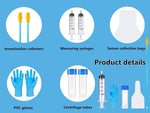 Medical grade polypropylene centrifuge tubes with clear capacity markings for canine breeding.