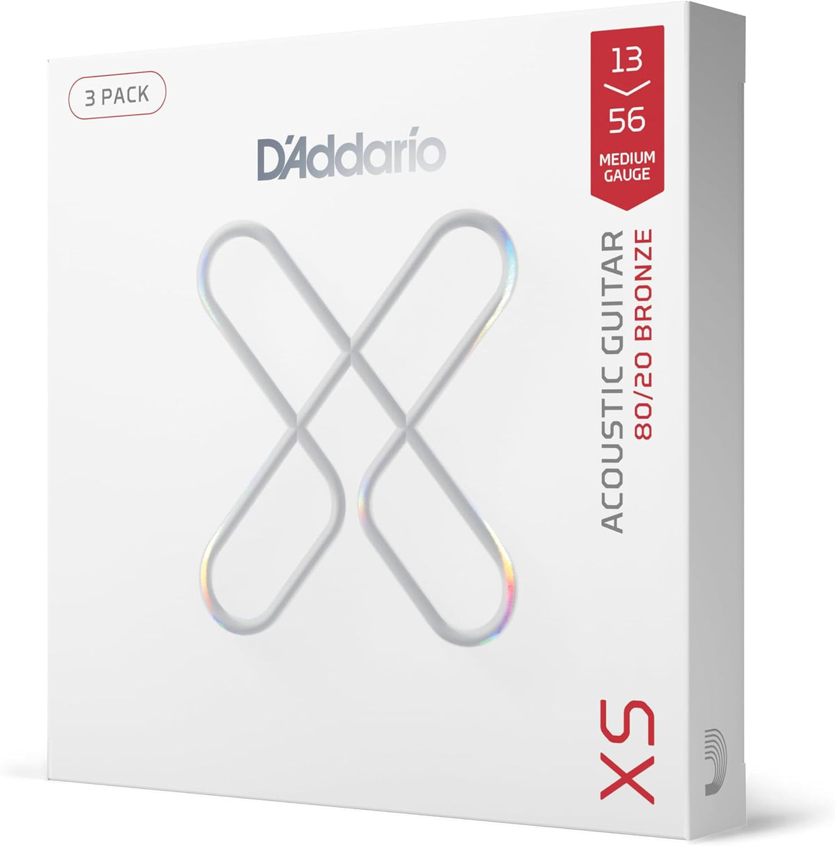 D'Addario XS 80/20 Bronze Coated Acoustic Guitar Strings XSABR1047, 10-47 | XS coated acoustic strings deliver maximum life, smooth feel, tuning stability and bright 80/20 bronze tone. - Image 9