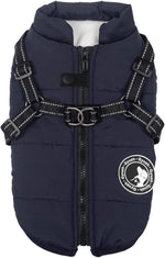 Gyuzh Dog Coat with Harness Puppy Coats Small Dog Harness Jacket Winter Waterproof Jackets for Smal Medium Large Dogs - Image 15