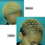 Air and Tree portable hair tool in hand for styling coils