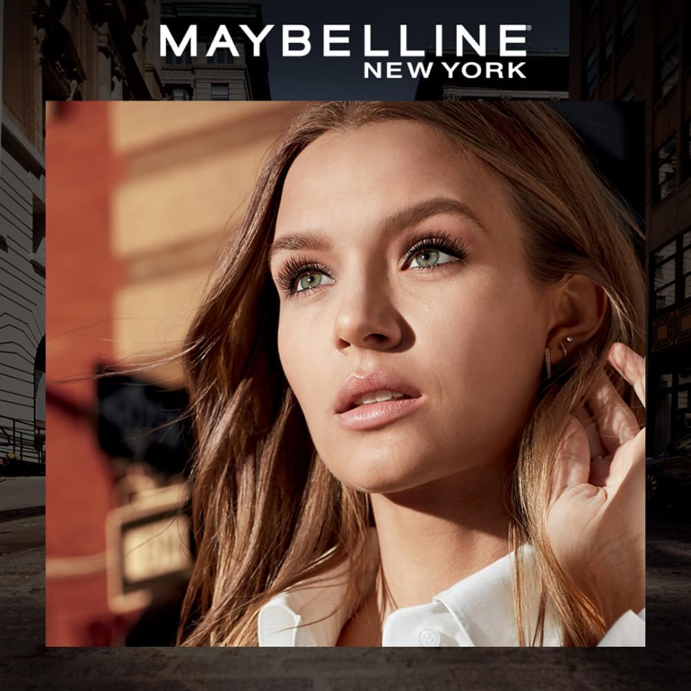 Maybelline New York waterproof mascara branding on product tube