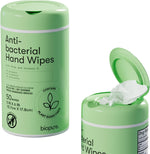 Biopure Antibacterial Hand Wipes Fresh Morning Breeze canister front view