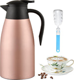 70 Oz Updated Insulated Stainless Steel Carafe, Double Walled Vacuum Coffee Carafe-Keeping Hot Coffee & Water Hot for 12Hours(Red) - Image 14
