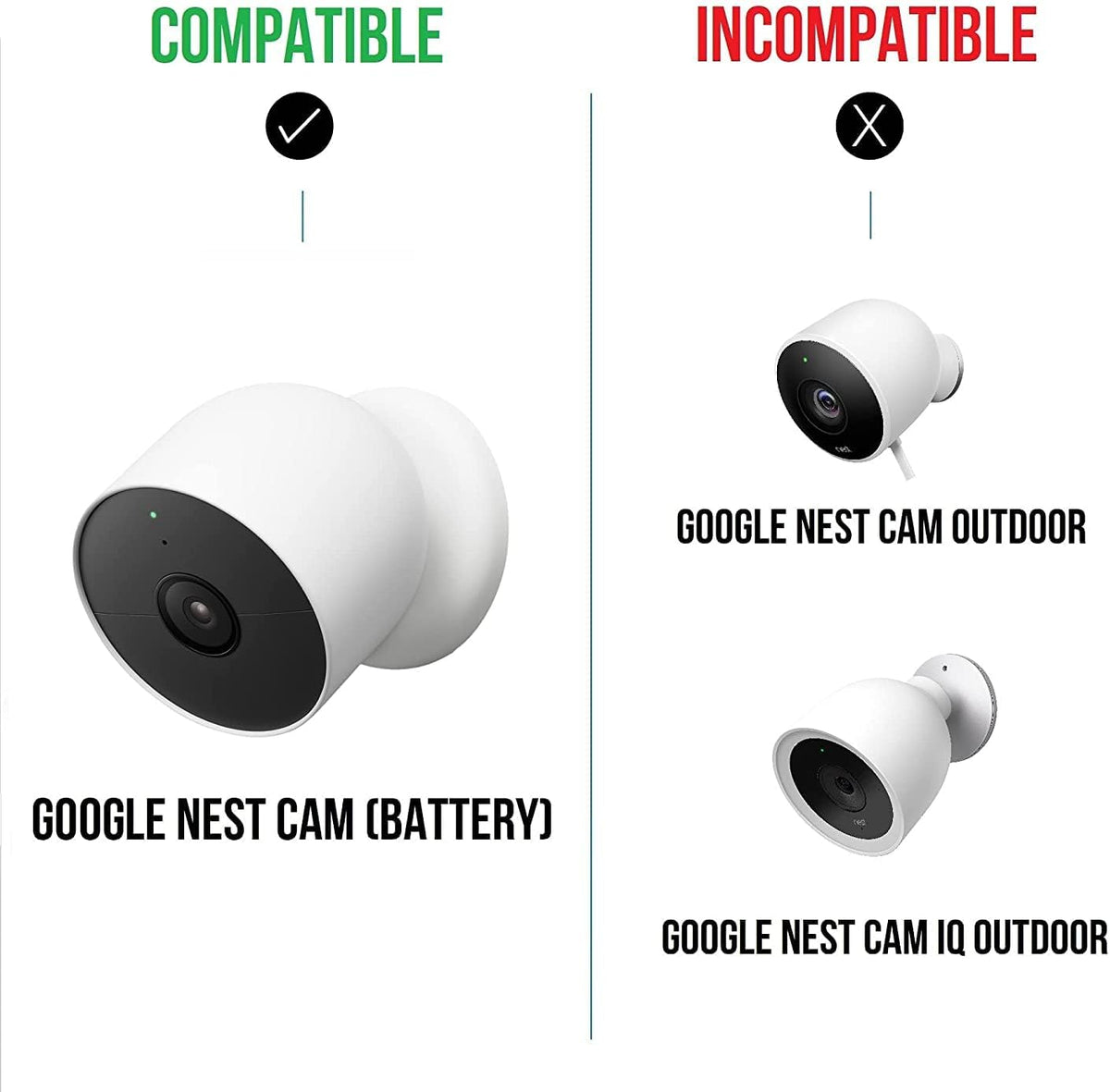 Wasserstein Anti-Theft Mount for Google Nest Cam Outdoor or Indoor, Battery - Made for Google Nest (Camera Not Included) - Image 7