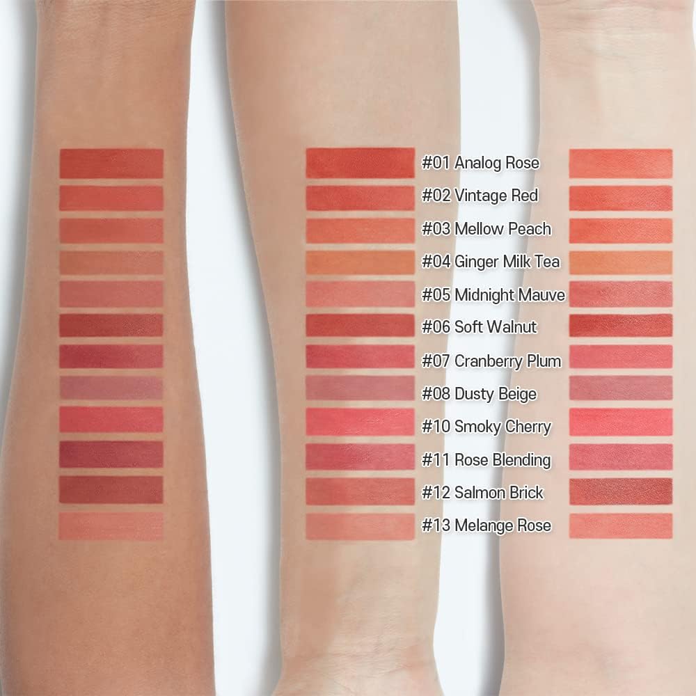 Waterproof and smudge proof lip stain performance demonstration with water droplets.