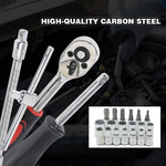G-PLUS tool set rubber grip handle detail