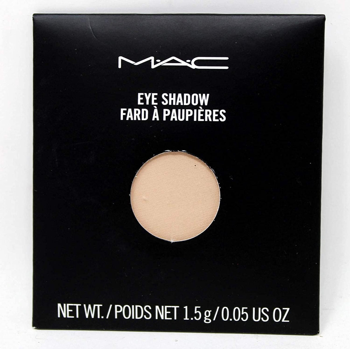 MAC small eye shadow brule refill pan open compact