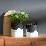 Nihow self watering pot bottom drainage holes and plugs
