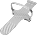 Oreilet board lifter foot front view showing alloy construction.