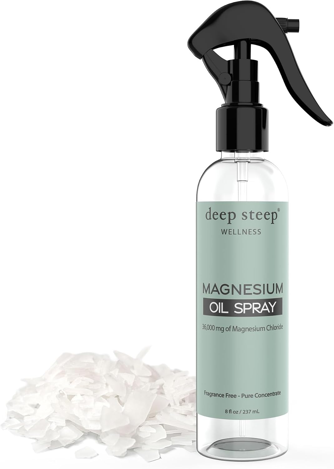 Deep Steep Magnesium Oil Spray front view bottle packaging