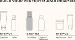 Texture demonstration of Murad Daily Clarifying Peel liquid formula.