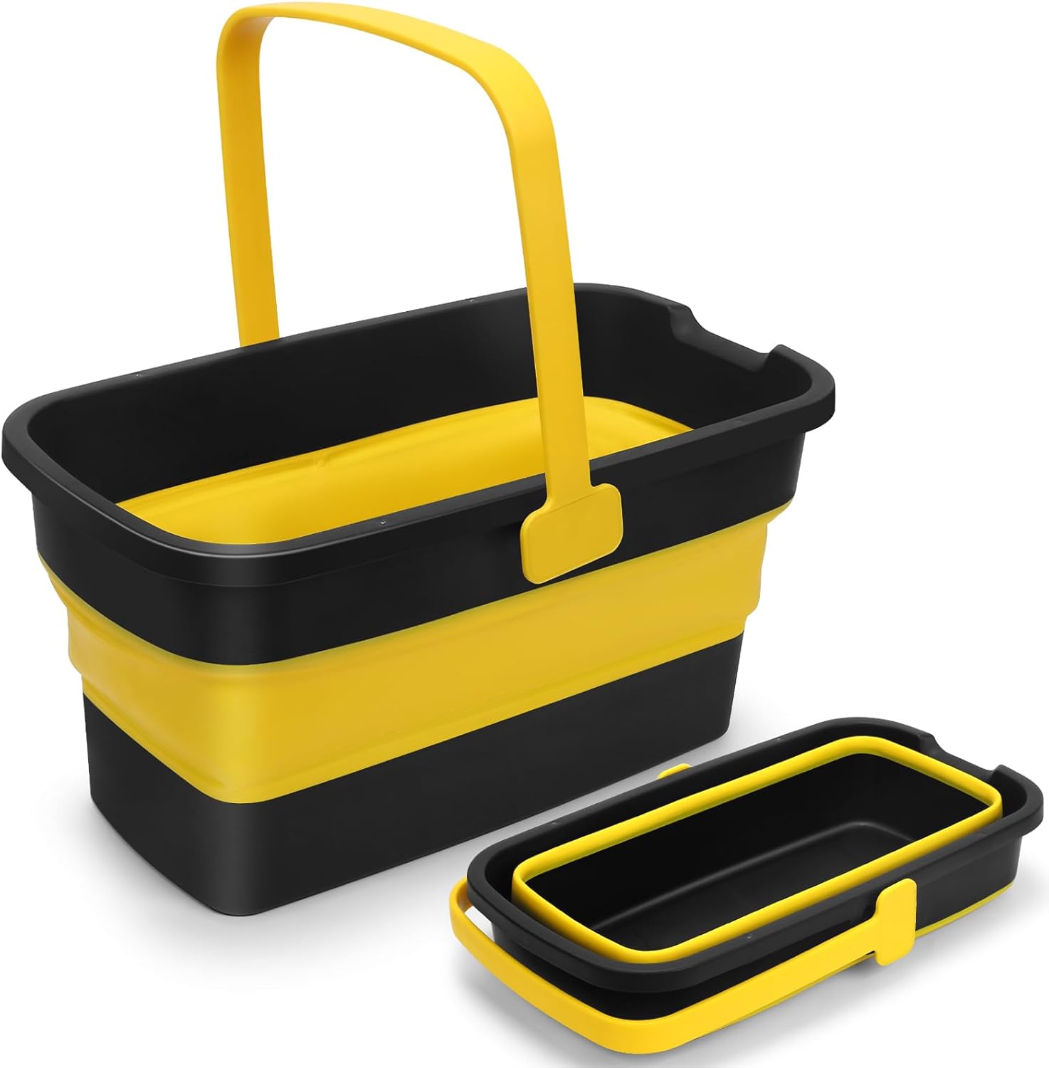 Beyoco collapsible mop bucket front view for home cleaning.