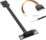 SinLoon M.2 NGFF Key A+E to PCIe X1 Extender Cable front view
