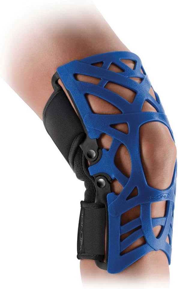 DonJoy reaction knee brace worn on leg