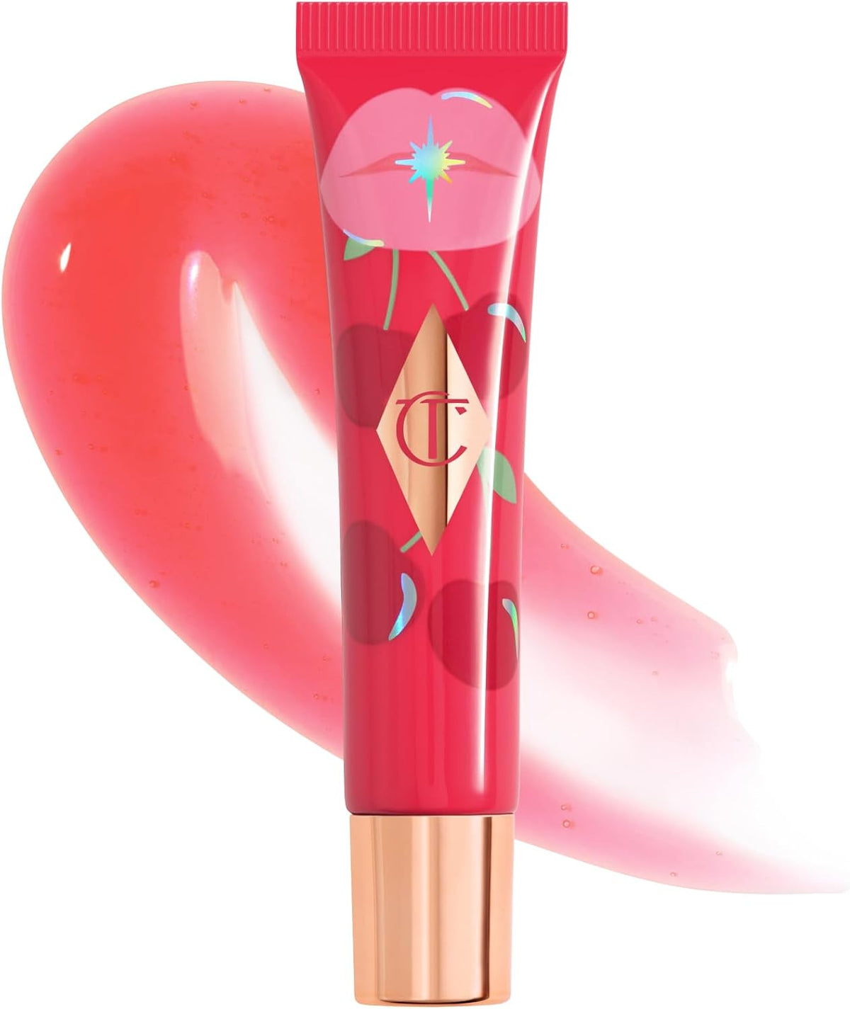 Charlotte Tilbury Healthy Glow Nectar Lip Oil - Sheer Tinted Lip Gloss Oil with Hyaluronic Acid & Vitamin E - Leaves Lips with a High-Shine Glaze & Lasting Hydration - Image 13
