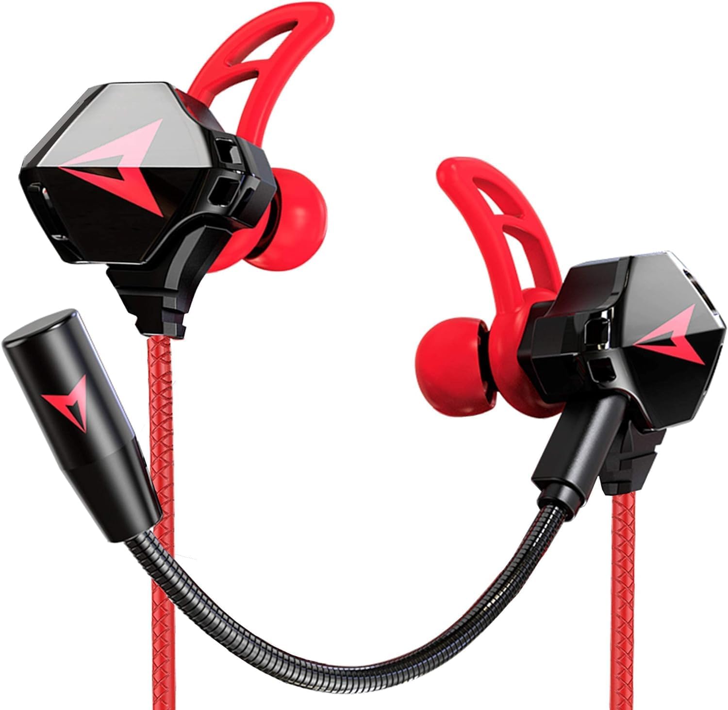 Kasott Battle Buds Pro in-ear gaming headset red front view