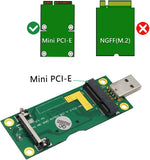 SuperPlus WWAN LTE module converter board top angle view