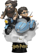 Beast Kingdom Harry Potter Hagrid and Harry statue front view collectible