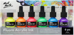 Mont Marte Acrylic Ink Premium 12pc x 20ml (0.7 US fl.oz), Acrylic Inks for Artists, Essential Colors, Ideal for Air Brush, Pouring Art, Scrapbooking, Ink Drawing, Mixed Media - Image 12