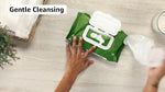 Group display of Medline FitRight personal cleansing cloths