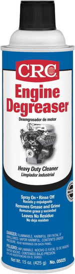 CRC Engine Degreaser fifteen ounce can front view showcasing heavy duty automotive cleaning spray.