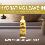 Okay leave-in conditioner 8 ounce bottle next to packaging