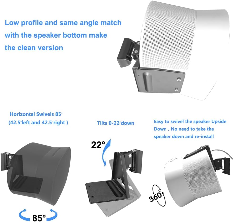 Emaquin wall bracket installation hardware kit with screws and anchors