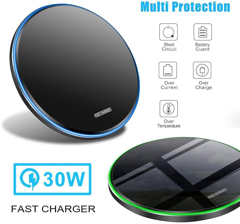 sccvee wireless charger pad Type-C cable connection