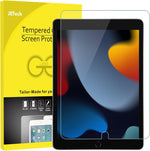 Jetech tempered glass screen protector for iPad 10.2 inch front view