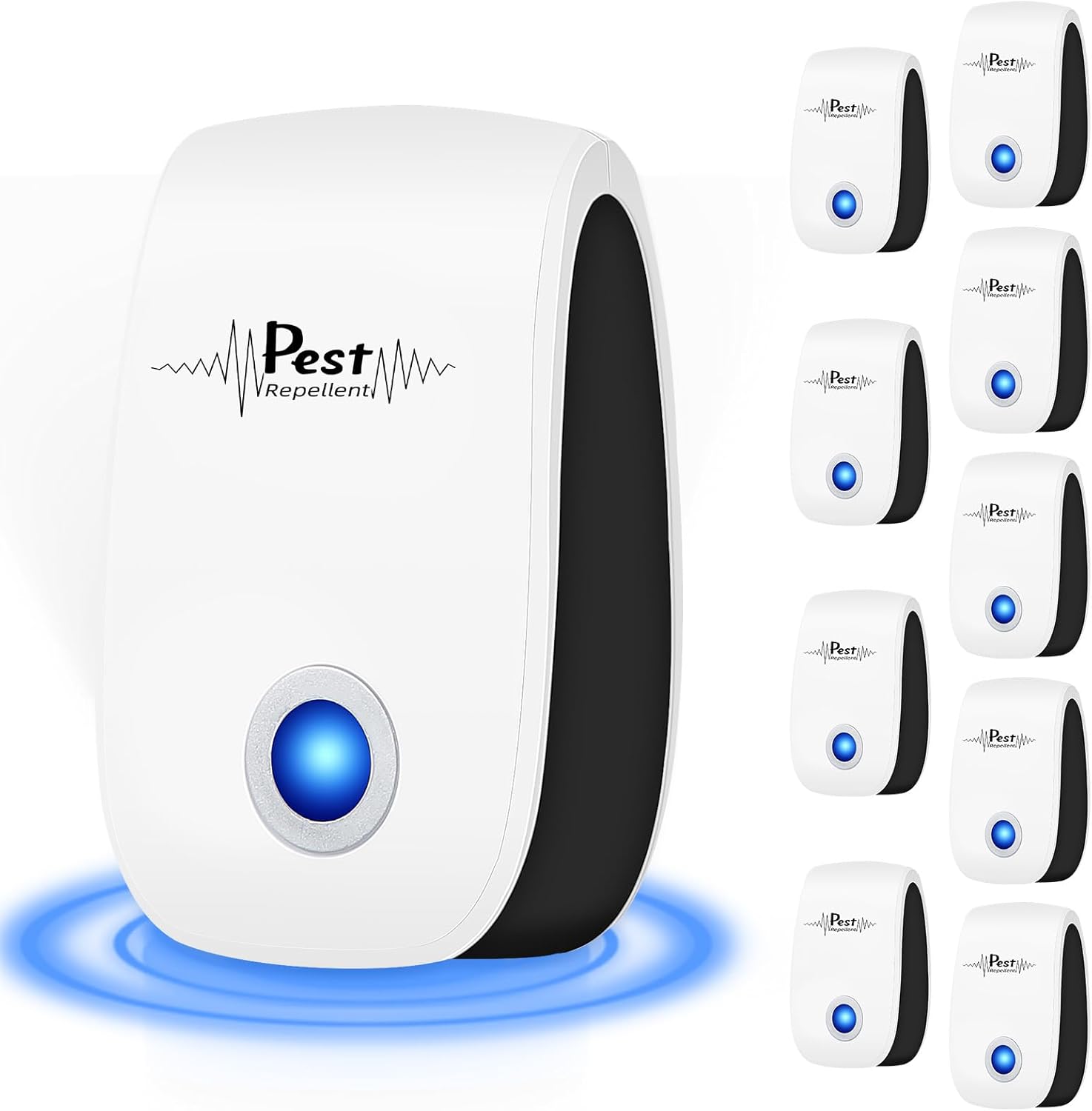 2026 New Ultrasonic Mouse Repellent Plug in Pest Repeller Indoor Control for Rodent, Mice, Rat, Roach, Bugs, Spider, Electronic Rodent Repellent Devices for House Garage Basement Attic,10Pack - Image 1