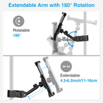 LEKATO tablet holder showing 360 degree rotation feature
